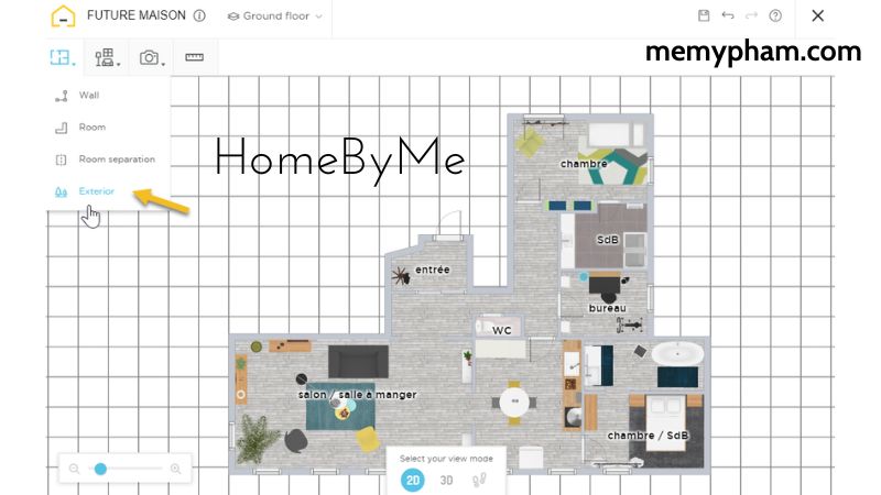 HomeByMe: Free Exterior Home Design Software